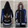 เสื้อรุ่น Custom3สี ดำ-น้ำเงิน-ขาว ผ่าหน้าซ้าย
