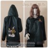 เสื้อรุ่น Custom2สี เขียวขี้ม้า-เทาเข้ม แต่งเส้น ข้อมือ/หมวก