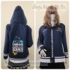 เสื้อรุ่น Custom2สี กรม-ขาว แต่งเส้น ชายเสื้อ/ข้อมือ/หมวก