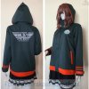 เสื้อรุ่น Custom2สี เขียวขี้ม้า-ส้ม แต่งเส้น ข้อมือ/หมวก