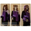 เสื้อรุ่น Custom ตัดต่อ4สี ดำ-ม่วงเข้ม-ขาว-ม่วงกลาง