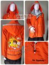 เสื้อรุ่น Standard ส้ม-เทาอ่อน แต่งกุ๊น