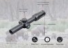 กล้องติดปืนVECTOR OPTICS Constantine 1-10x24 Fiber Dot Reticle