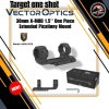 30mm X-MOD 1.5'' One Piece Extended Picatinny Mount