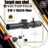 กล้องยิงเร็ว VictOptics S10 1-10x24i Fiber Reticle Scope
