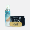 Kleen Shoes Sneaker Cleaner Foam Spray with Kleen Shoe cloth and shoe brush