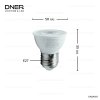 DNER หลอดไฟ LED MR16 / PAR16  7W 220V ขั้ว E27