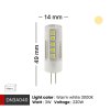 DNER LED CAPSULE 3W 220V G4 WARMWHITE