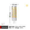 DNER LED CAPSULE 9W 220V G4 WARMWHITE