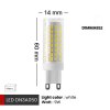 DNER LED CAPSULE 9W 220V G9 DIMMABLE