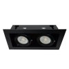 DNER DOWNLIGHT MR16 X2 RECESS MOUNTED SQUARE ADJUSTABLE