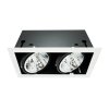 DNER DOWNLIGHT E27 X2 RECESS MOUNTED SQUARE ADJUSTABLE