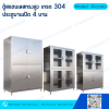Stainless Steel High Cabinet – 4 Hinged Doors (Model:Piccolo)