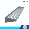 Stainless Steel Wire Wall Shelf with Raised Edge