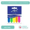 Elfen กระดาษโน๊ต ฟิล์มอินเด็กซ์ 5 สี ขนาด 12X50 มม. จำนวน 1 แพ็ค #7566