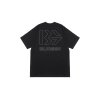 OUTLINE WHITE LOGO TEE - BLK