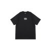 "BG" WHITE LOGO TEE -BLK