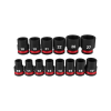 Milwaukee รุ่น 49-66-7014 ชุดลูกบล็อกกระแทกยาว 1/2" (14 ชิ้น)