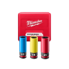 Milwaukee รุ่น 49-66-7834 ชุดลูกบล็อกถอดล้อรถยนต์แกน 1/2" X 3 ชิ้น