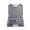 Blue-Point รุ่น BLPATSM1225 ชุดเครื่องมือบ็อกซ์ ขนาด 1/2 นิ้ว จำนวน 25 ชิ้น (25pc 1/2" Drive Socket Wrench Set)