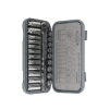 Blue-Point รุ่น BLPATSM3824 ชุดเครื่องมือบ็อกซ์ ขนาด 3/8 นิ้ว จำนวน 24 ชิ้น (24pc 3/8" Drive Socket Wrench Set)