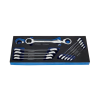 Blue-Point รุ่น BPS25A ชุดประแจแหวนก๊อกแก๊ก 2 ข้าง RAT WR DBL RING SET