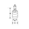 Snap-on รุ่น GSAF1F ข้อลดแรงกระแทก/ข้ออ่อน ใช้แปลงด้ามฟรี FR80 (3/8") ข้อลดแรงกระแทก/ข้ออ่อน ใช้แปลงด้ามฟรี FR80 (3/8") ของคุณให้ใส่ลูกบล็อกชุด 108TMXAFR (1/4") ได้ พร้อมทั้งหักมุมเข้าที่แคบได้