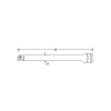 Snap-on รุ่น TMXK110 ข้อต่อ 1/4" ยาว 11 นิ้ว ใช้ร่วมกับด้ามฟรี TR72 หรือประแจปอนด์ TF25F สำหรับงานที่อยู่ลึกมาก เช่น น็อตยึดแผงคอนโซลด้านใน หรือน็อตขนาดเล็กในซอกเครื่องยนต์ที่มือเอื้อมไม่ถึง