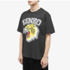 KENZO LARGE VARSITY TIGER T-SHIRT  in Black