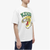 KENZO LARGE VARSITY TIGER T-SHIRT Off White