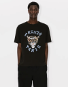 KENZO DRAWN VARSITY' OVERSIZED T-SHIRT Black