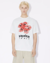 KENZO Drawn Varsity Embroidered T-Shirt Off White