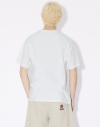 KENZO Drawn Varsity Embroidered T-Shirt Off White