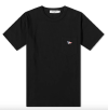 MAISON KITSUNÉ TRICOLOUR FOX PATCH T-SHIRT