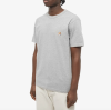 MAISON KITSUNÉ FOX HEAD PATCH CLASSIC TEE Grey Melange