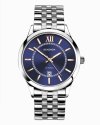 Sekonda analogue watch in silver & blue