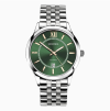 Sekonda Classic Men's Watch | Silver Alloy Case & Stainless Steel Bracelet with Green Dial | 30140