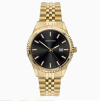 Sekonda King Men's Watch | Gold Case & Stainless Steel Bracelet with Black Dial | 1642