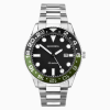 Sekonda Ocean Men’s Watch | Silver Alloy Case & Stainless Steel Bracelet with Black Dial | 30197