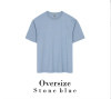 Oversize T-shirt in store blue