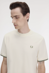 Tipped Cuff Piqué Shirt