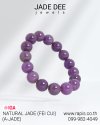 สร้อยประคำข้อมือหยกม่วงแท้ หินมงคล เสริมดวง สงบใจ Jade Bead Bracelet