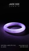 Purple Jade Bangle