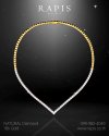 gold and diamond necklace