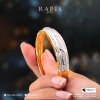 กำไลทองข้อมือประดับเพชรแท้ ดีไซน์คลาสสิก Gold Diamond Bangle