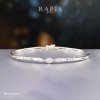 สร้อยข้อมือทองคำแท้ ฝังเพชรแท้ ดีไซน์เรียบหรู Gold Diamond Bracelet