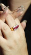 Ruby & Diamond Gold Ring