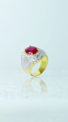 Ruby & Diamond Gold Ring
