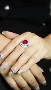 Ruby & Diamond Gold Ring