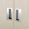 มือจับฝังพลาสติกชุบโครเมียม | Flush Handle สำหรับตู้เสื้อผ้า ตู้ครัว (PH-03/PH-04/PH-05)